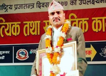नेपाली सेनाका विक्रम परियार भए राष्ट्रिय कविता प्रतियोगितामा प्रथम