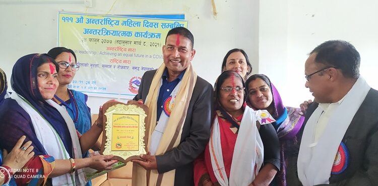 महिलालाई आत्मनिर्भर बनाउन कटिबद्ध छौं : अध्यक्ष अन्सारी