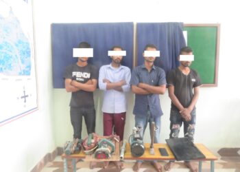 चोरीको आरोपमा ४ जना पक्राउ