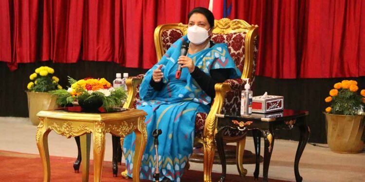 स्वास्थ्य सुरक्षाका उपाय पालना गर्न राष्ट्रपतिको आग्रह