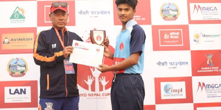 भैरहवामा प्रदेशस्तरीय यु–१६ क्रिकेटः बर्दिया र नवलपरासी विजयी