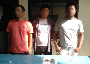 ब्राउनसुगर सहित ३ जना पक्राउ
