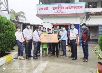गढी गाउँपालिकालाई सिद्दार्थको दुई लाख 