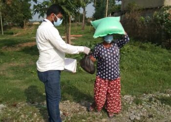 मधेशाका युवाद्धारा ८० परिवारलाई राहत