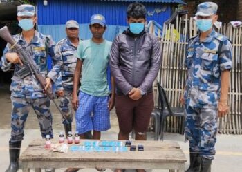 हरिनगरको घुस्कीबाट लागूऔषध सहित दुई जना पक्राउ