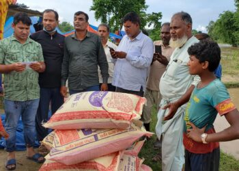 इसराईलद्धारा भोक्राहाका २० परिवारलाई राहत वितरण
