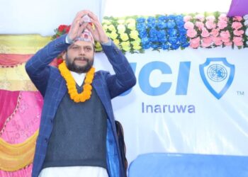 वडा सभापतिमा निरौलाको पुनः उम्मेदवारी घोषणा
