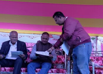 सुनसरी कांग्रेसको उपसभापति पदका उम्मेदवार पंकज महतो