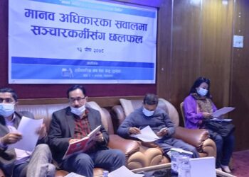मानव अधिकारका सवालमा संचारकर्मीसँग अन्तरक्रिया