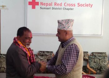 नेपाल रेडक्रस सुनसरीमा पुन: थापा, हरिनगरबाट सदस्यमा कृष्णप्रसाद