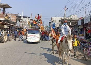 विवाह पञ्चमीको अवसरमा इनरुवामा भब्य रथ यात्रा