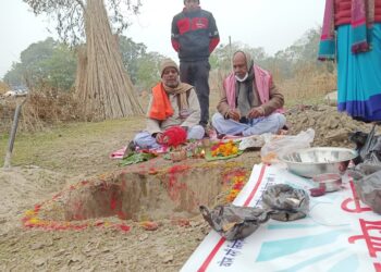देवानगंजमा आयुर्वेद औषधालय भवनको शिलान्यास