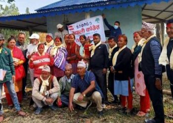 बराहक्षेत्र नगरपालिकाका मेयर खनालको गाउँमा कांग्रेसको टोल गठनमा जनलहर खनिएपछी‘