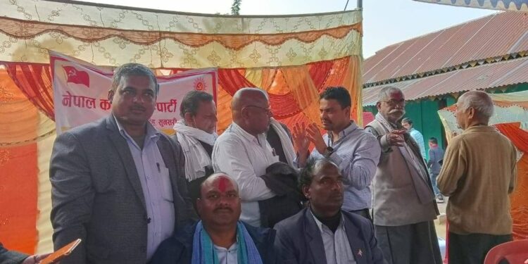 कांग्रेस परित्याग गरी विनित यादव नेकपा एमाले प्रवेश