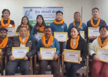 प्रेस चौतारी धरानमा दाहाल