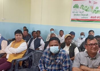 ‘घर–घर जाँऔं, कांग्रेस जिताऔं’ अभियान सुनसरीमा सुरु