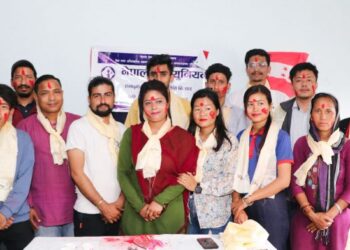 प्रेस युनियन रामधुनी नगरकार्यसमिति विस्तार, संयोजकमा बिनोद आचार्य