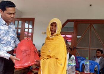 हरिनगरको घुस्कीमा ४ सय ६३ परिवार लताकपडा वितरण