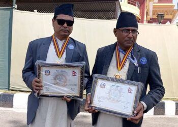 सुनसरीका इनरुवाका नगर प्रमुख मेहता र हरिनगरका अध्यक्ष अन्सारी सुप्रवल जनसेवा श्री का मान पदवीबाट सम्मानित