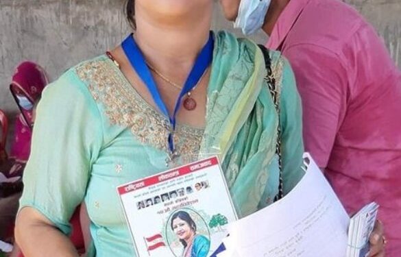 बिनिता दाहालद्वारा उपप्रमुखमा स्वतन्त्र उम्मेदवारी फिर्ता