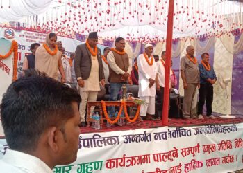 हरिनगरका अध्यक्ष अंसारीद्धारा पदभार ग्रहण