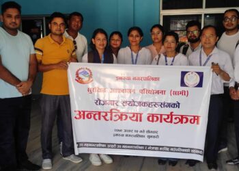 रोजगार संयोजकहरुसंगको अन्तरक्रिया