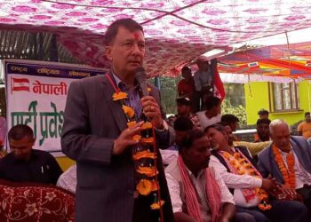 हरिनगरमा दुई सय ५० जना नेपाली कांग्रेस प्रवेश