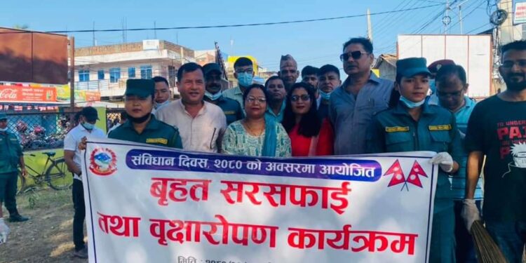 इनरुवामा बृहत सरसफाई, वृक्षारोपण तथा रक्तदान कार्यक्रम सम्पन्न
