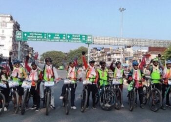पर्यटन प्रवर्द्धन गर्न मेची–महाकाली साइकलयात्रा