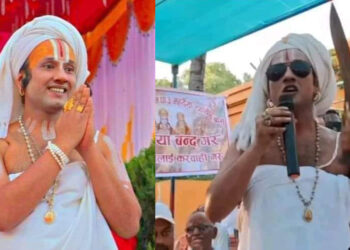 धर्मगुरु आचार्य श्रीनिवासलाई सुनसरी प्रहरीले जनकपुर पठायो