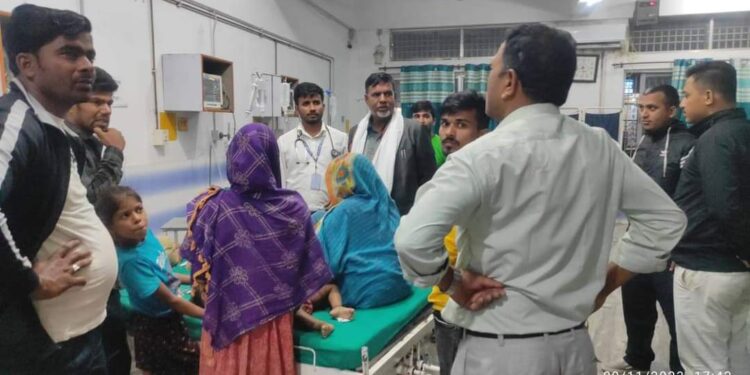 अरिङ्गारको टाेकाईबाट बराहक्षेत्र-११ का एकै परिवारका ६ जना घाइते, जिल्ला अस्पताल सुनसरीमा उपचार हुँदै