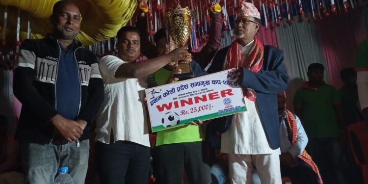 सिमरियालाई हराउँदै सभामुख कपको उपाधी इटहरीलाई