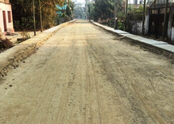 ४० लाखको लागतमा पक्की नाला निर्माण र बाटो मर्मत सम्भारको काम