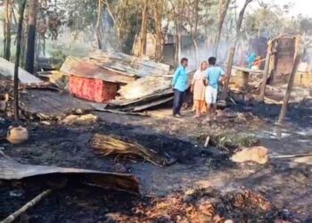 आगलागीमा ५० लाखको क्षति
