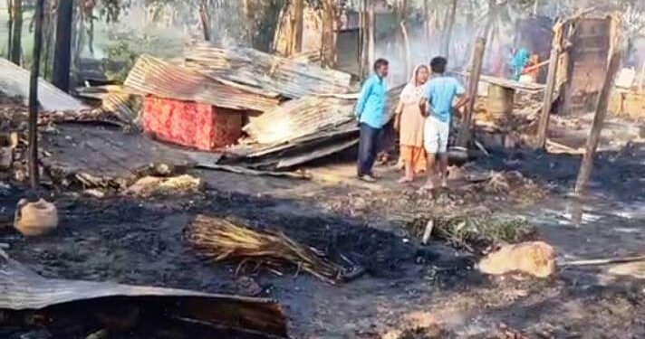 आगलागीमा ५० लाखको क्षति