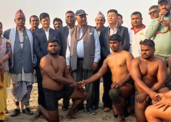 प्रथम मदन भण्डारी स्मृति अन्र्तराष्ट्रिय कुस्ती दंगल प्रतियोगिता आज पनि जारी