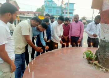नेविसंघको ५५ औं स्थापना दिवसको अवसरमा दीप प्रज्वलन