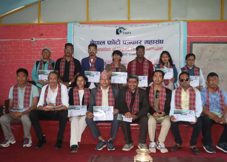 नेपाल फोटो पत्रकार महासंघ सुनसरीको अध्यक्षमा गड्ताैला सर्वसम्मत